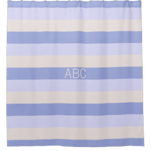 Streifen Muster Sonderduschvorhang für Monogramm Duschvorhang