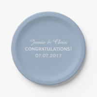 Streifen Muster Teller für Hochzeitspapiere