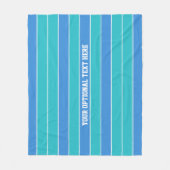 Streifen Muster Vliesdecke Fleecedecke (Vorderseite)