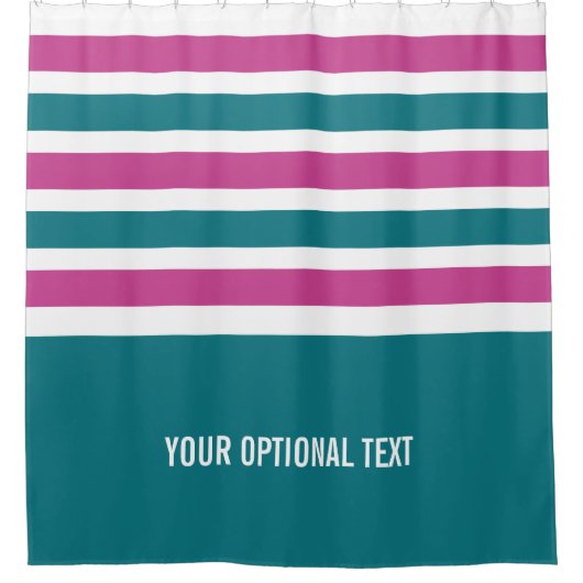 Streifen Muster Vorhang für Dusche (Vorderseite)