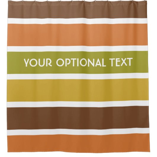 Streifen Muster Vorhang für Dusche (Vorderseite)