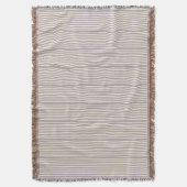 Streifen Muster zwei Töne lila Lila Decke (Vorderseite Vertikal)