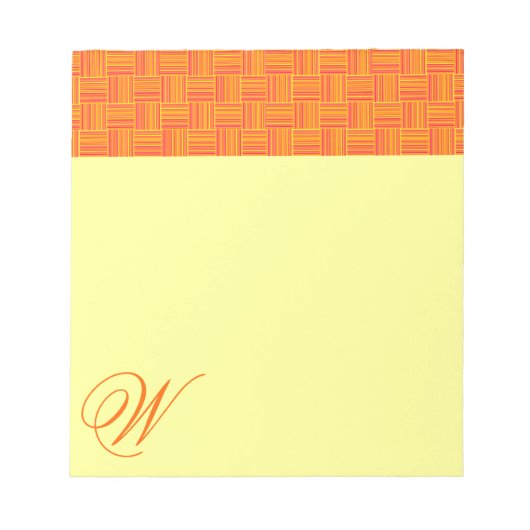 Streifen Notizblock (Vorderseite)