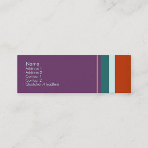 Streifen Nr. 0078- Mini Visitenkarte