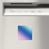 Streifen, Ober, rosa Farbverlauf Magnet (In Situ (Geschirrspüler))