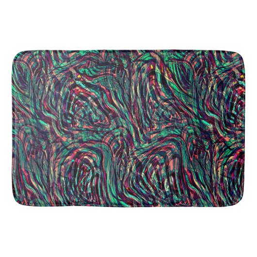 Streifen oder Schleifen, die durch ein Verdrillen Badematte (Vorderseite)