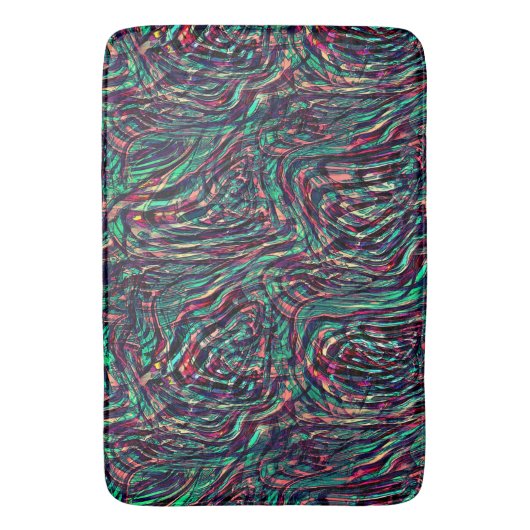 Streifen oder Schleifen, die durch ein Verdrillen Badematte (Vorderseite Vertikal)