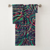 Streifen oder Schleifen, die durch ein Verdrillen Badhandtuch Set (Insitu)