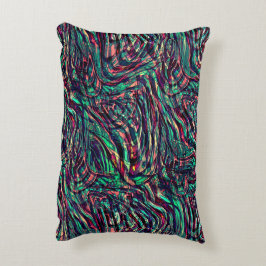 Streifen oder Schleifen, die durch ein Verdrillen  Dekokissen