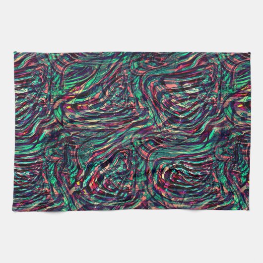 Streifen oder Schleifen, die durch ein Verdrillen  Geschirrtuch (Horizontal)