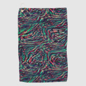 Streifen oder Schleifen, die durch ein Verdrillen  Golfhandtuch (Vorderseite)