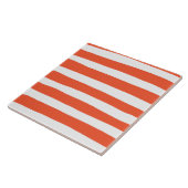 Streifen - orange und weiß fliese (Seite)