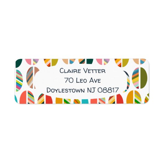 Streifen Oval Halves (Vorne)