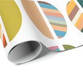 Streifen Oval Halves Geschenkpapier (Rolleneckpunkt)