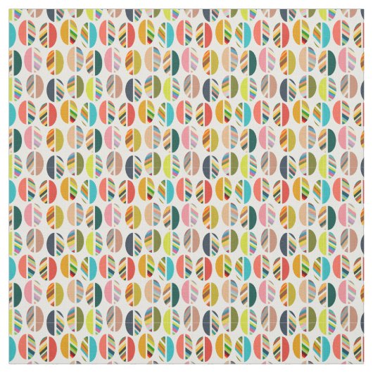 Streifen Oval Halves Stoff (Muster)