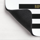 Streifen-Packpapier Mousepad (Ecke)