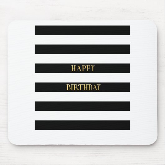 Streifen-Packpapier Mousepad (Vorne)