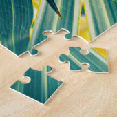 Streifen Palmblätterleaf Toned Texture Puzzle (Seite)