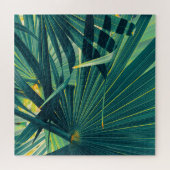 Streifen Palmblätterleaf Toned Texture Puzzle (Horizontal)