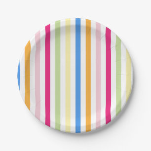 Streifen Pappteller