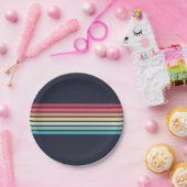 Streifen Pappteller (Party)