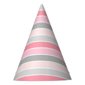 Streifen Partyhütchen (Vorderseite)