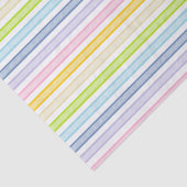 Streifen Pastel Rainbow Seidenpapier (Ausschnitt)