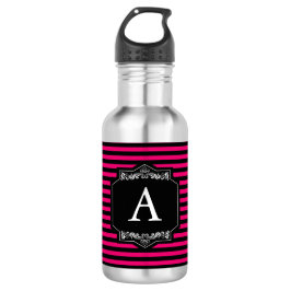 Streifen Pink Flasche des Wassers Squeeze Trinkflasche