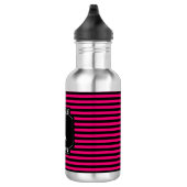 Streifen Pink Flasche des Wassers Squeeze Trinkflasche (Rechts)