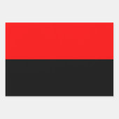 Streifen Polka Dot Rot und Schwarz Geschenkpapier Set (Vorderseite)