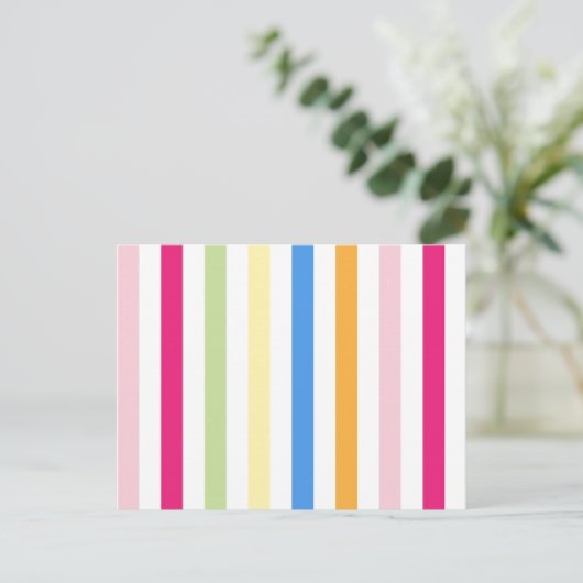 Streifen Postkarte (Stehend Vorderseite)