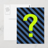 Streifen Postkarte (Vorne/Hinten)