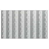 Streifen Punkte Medaillon für eigenes Logo Initial Stoff (Yard (91,4 cm))