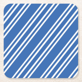 Streifen Rechteckiger Pappuntersetzer
