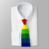 STREIFEN - REGENBOGEN ~.JPG KRAWATTE (Gebunden)