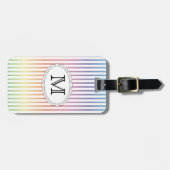 Streifen-Reise-Taschen-Umbau-Schablone Gepäckanhänger (Vorderseite horizontal)