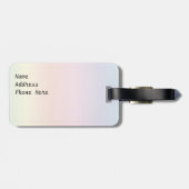 Streifen-Reise-Taschen-Umbau-Schablone Gepäckanhänger (Rückseite horizontal)