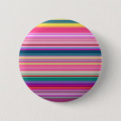 Streifen Retro multicolors Button (Vorderseite)