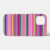 Streifen Retro multicolors Case-Mate iPhone Hülle (Rückseite (Horizontal))