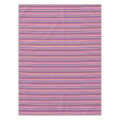 Streifen Retro multicolors Tischdecke (Vorderseite)