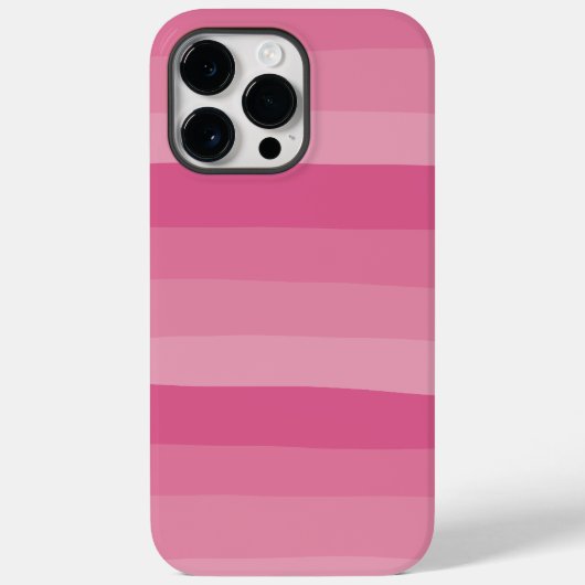 Streifen - rosa Case-Mate iPhone hülle (Rückseite)