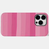 Streifen - rosa Case-Mate iPhone hülle (Rückseite (Horizontal))