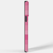 Streifen - rosa Case-Mate iPhone hülle (Rückseite / Rechts)