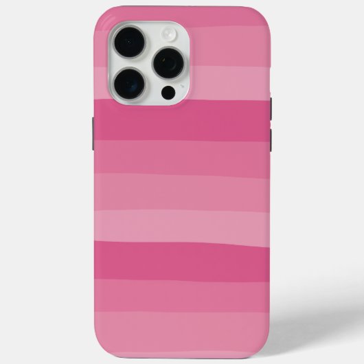 Streifen - rosa Case-Mate iPhone hülle (Rückseite)