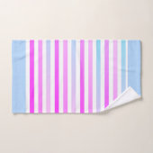Streifen, rosa, grün badhandtuch set (Handtuch)