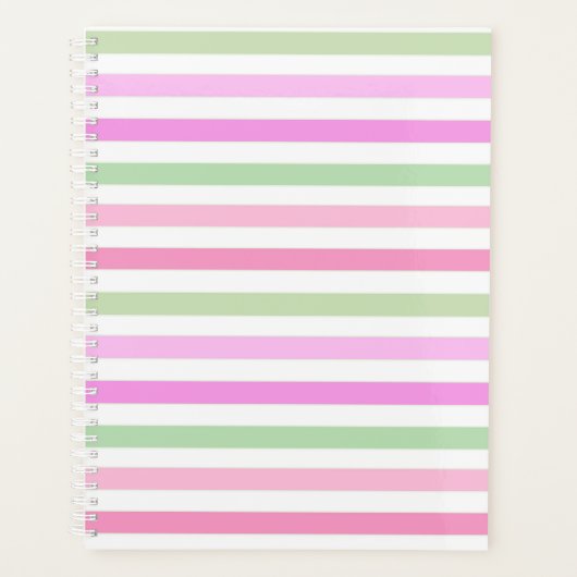 Streifen, rosa, grün planer (Vorderseite)