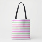 Streifen, rosa, grün tasche (Vorderseite)