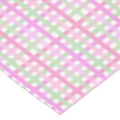 Streifen, rosa, grün tischdecke (Schrägansicht)