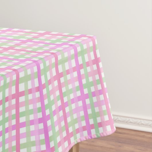 Streifen, rosa, grün tischdecke (Beispiel)