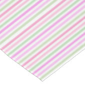 Streifen, rosa, grün tischdecke (Schrägansicht)